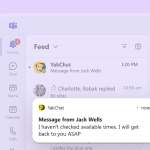 Microsoft Activity Feed SMS Notification