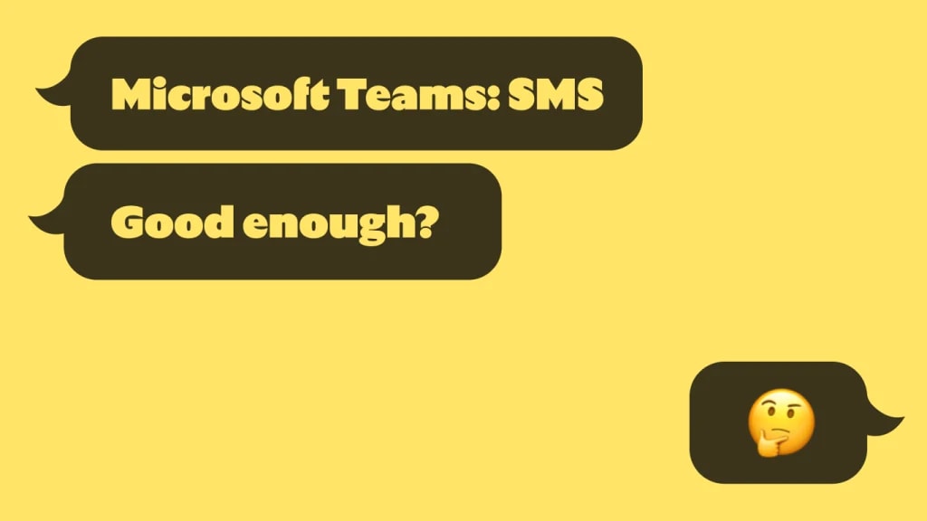 Microsoft Adds SMS to Teams