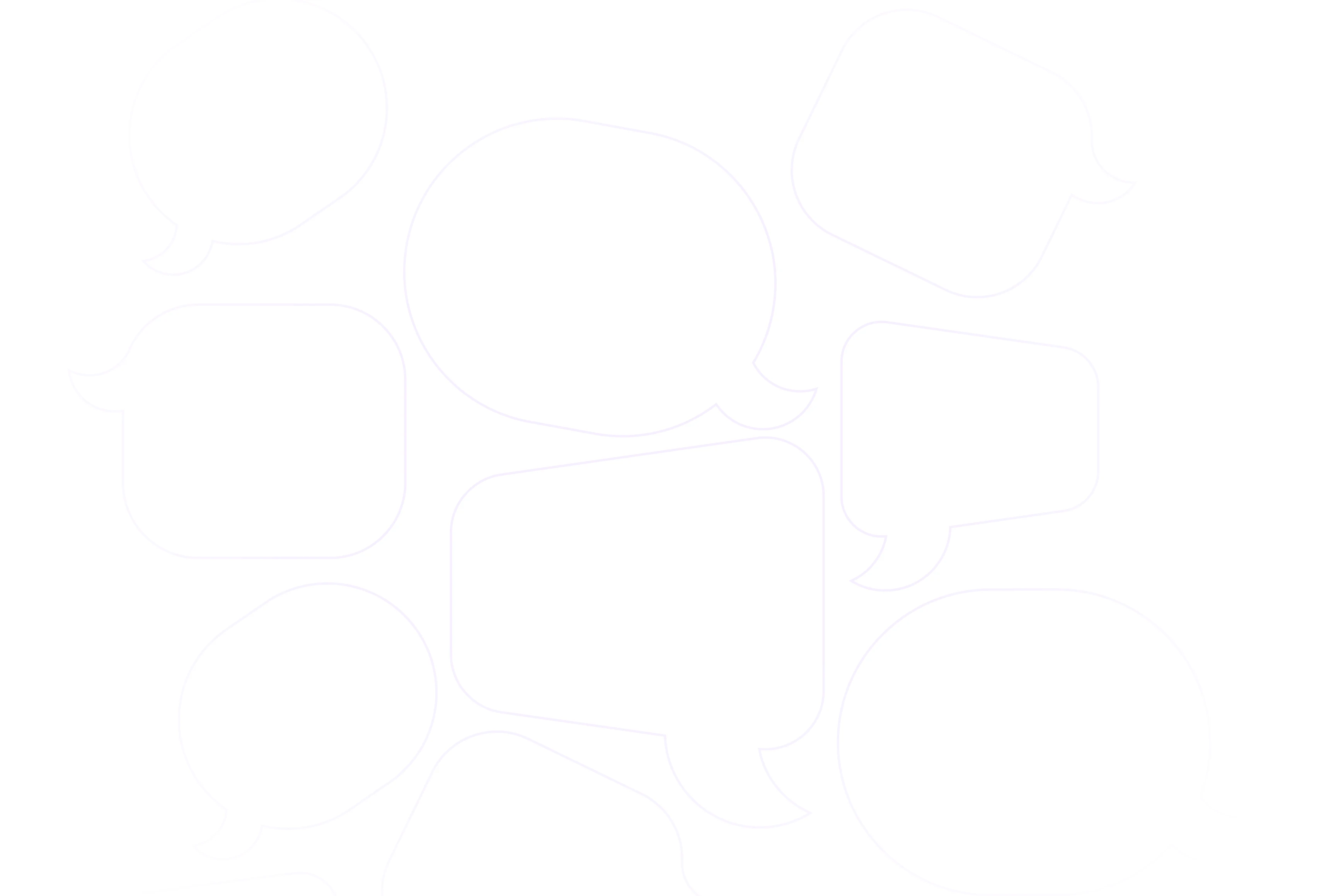 Speech bubble background pattern