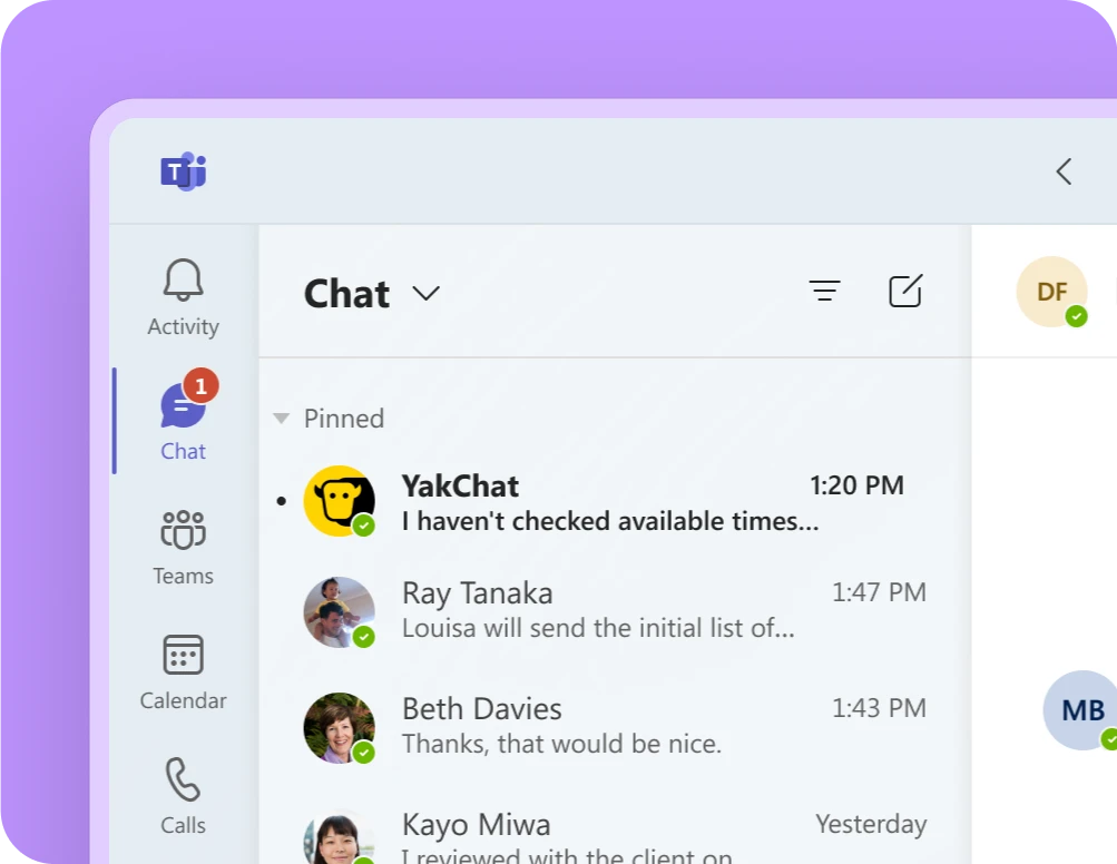 Personal inbox unread message alert