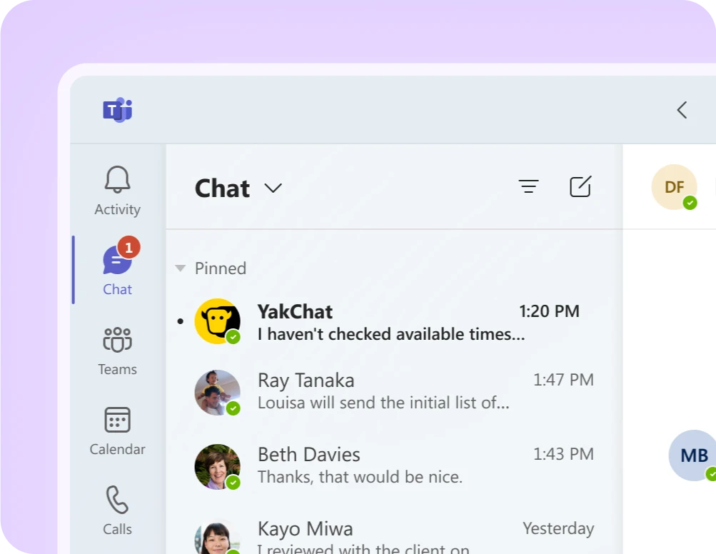 Personal inbox unread message alert