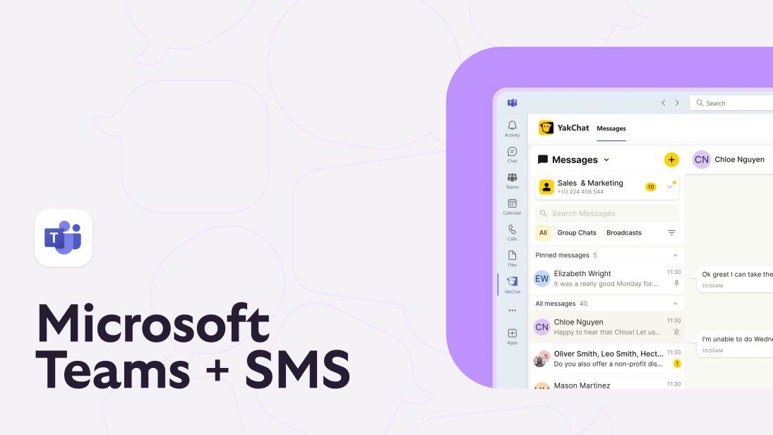 Microsoft Teams SMS